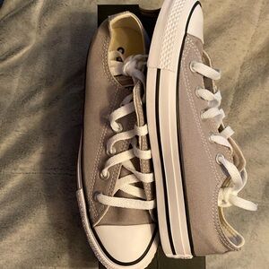 Brand new Converse Totally Neutral Gray Women’s size 6!!